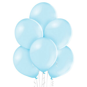Balon lateksowy B105 Belbal 12 cali, pastel, kolor 003 Sky blue 100 sztuk