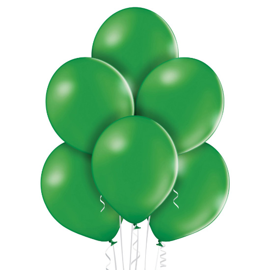 Balon lateksowy B105 Belbal 12 cali, pastel, kolor 011 Leaf green 50 sztuk