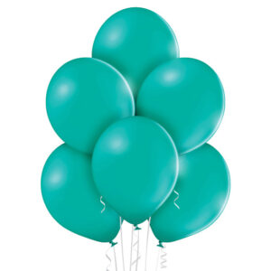 Balon lateksowy B105 Belbal 12 cali, pastel, kolor 013 Turquoise 100 sztuk