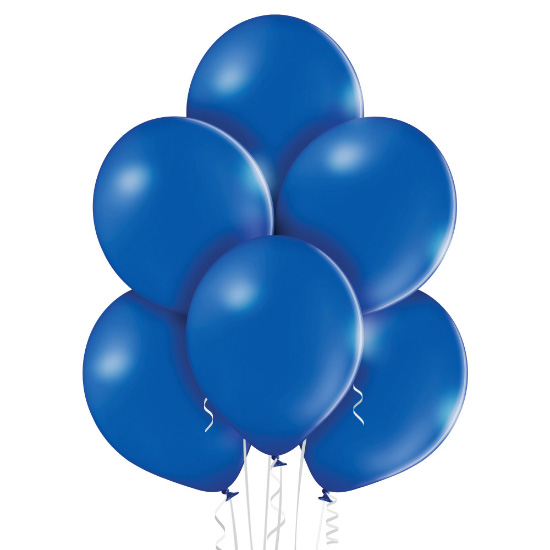 Balon lateksowy B105 Belbal 12 cali, pastel, kolor 022 Royal blue 50 sztuk