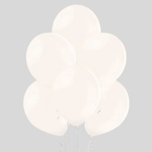 Balon lateksowy B105 Belbal 12 cali, pastel, kolor 406 Off-white 100 sztuk