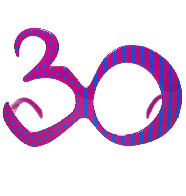 Okulary 30 urodziny