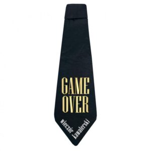 Krawat wieczór kawalerski Game Over