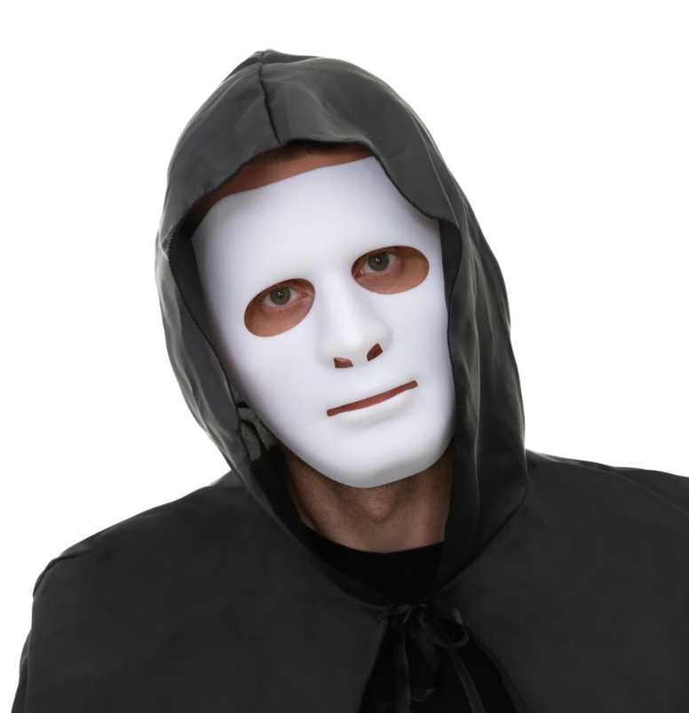 Maska biała twarz - obrazek 2