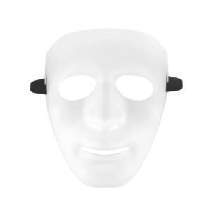 Maska biała twarz