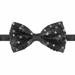 Mucha czarna w cekiny czarne