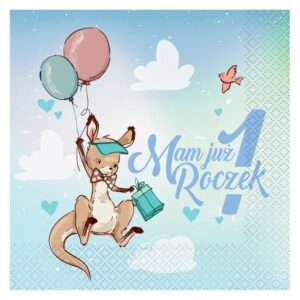 Serwetki 1 urodziny roczek