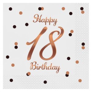 Serwetki 18 urodziny