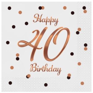 serwetki 40 urodziny