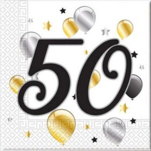 Serwetki 50 urodziny