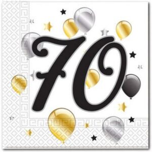 Serwetki 70 urodziny