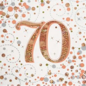 Serwetki 70 urodziny