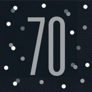 Serwetki 70 urodziny
