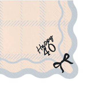 Serwetki 40 urodziny