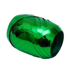 kokon, wstążka, tasiemka 20 metrów kolor zielony metaliczny