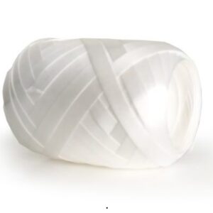 kokon, wstążka, tasiemka 20 metrów kolor biały pastelowy