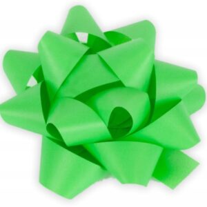 Rozetka, kokarda prezentowa 8 cm jasno zielona