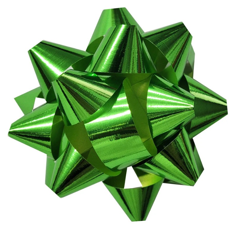 Rozetka, kokarda samoprzylepna 5,5 cm zielona