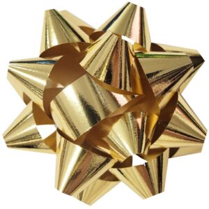 Rozetka, kokarda samoprzylepna 5,5 cm złota