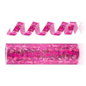 Serpentyna holograficzna różowa 4 metry