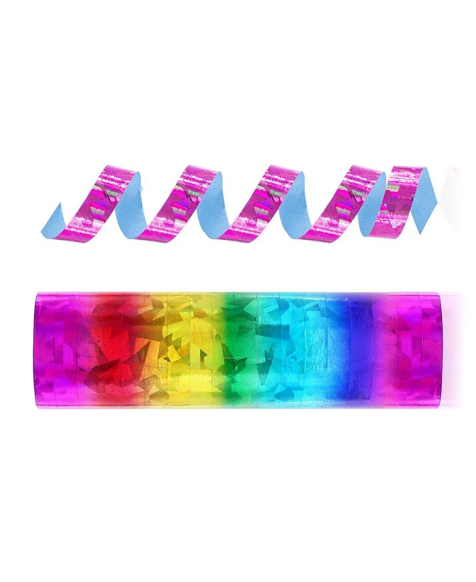 Serpentyna holograficzna tęczowa 4 metry