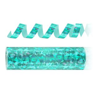 Serpentyna holograficzna turkusowa 4 metry