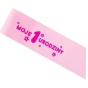Szarfa 1 urodziny roczek