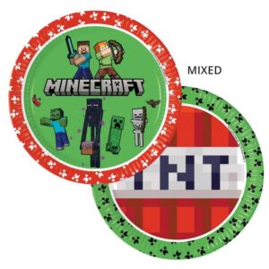 Talerzyki Minecraft 8 sztuk