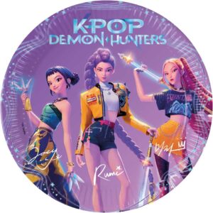 Talerzyki Kpop 23 cm 8 sztuk