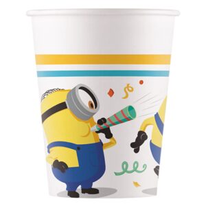 Kubeczki papierowe Minionki 200 ml