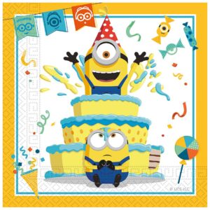 Serwetki papierowe Minionki 33 cm 20 sztuk