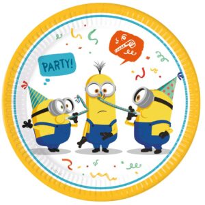 Talerzyki Minionki 23 cm 8 sztuk