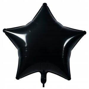Balon foliowy gwiazdka czarny 18 cali