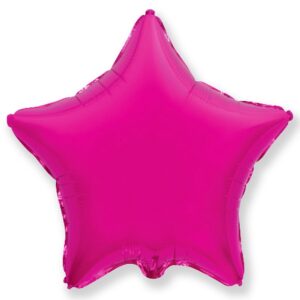 Balon foliowy gwiazdka fuksja 18 cali