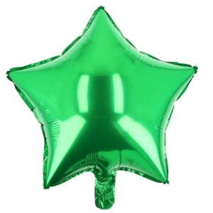 Balon foliowy gwiazdka zielony 18 cali