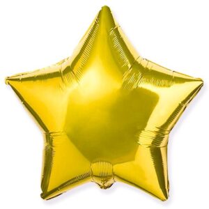 Balon foliowy gwiazdka złota 18 cali