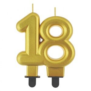 Świeczka 18 złota
