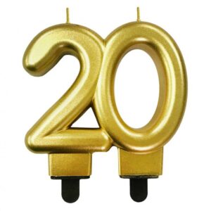 Świeczka 20 złota