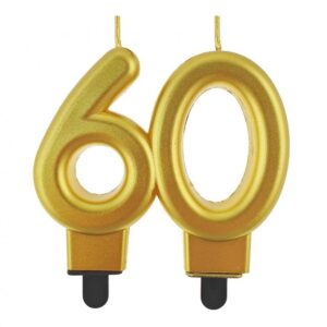 Świeczka 60 złota