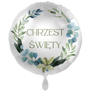 Balon foliowy 18 cali Chrzest święty