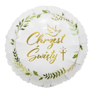 Balon foliowy 18 cali Chrzest święty