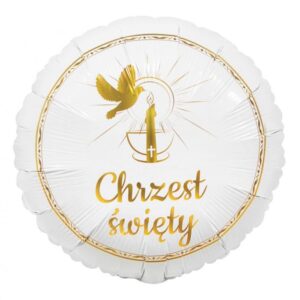 Balon foliowy 18 cali Chrzest święty