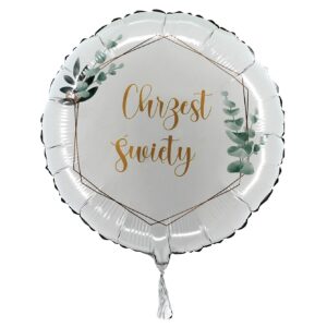 Balon foliowy 18 cali Chrzest święty